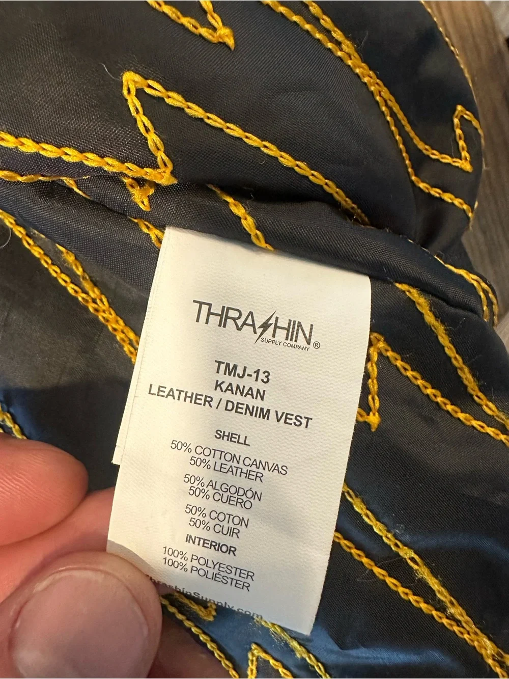 Thrashin cannan vest